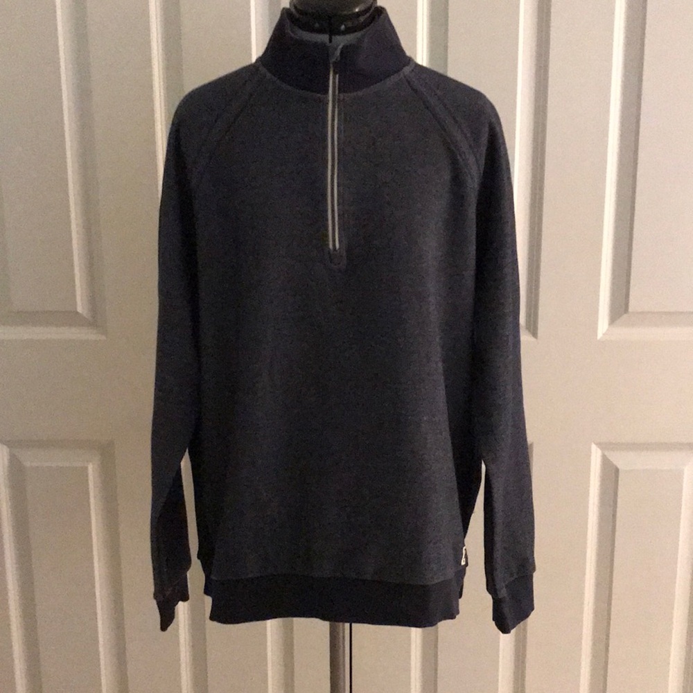 Rhône 1/4 Zip Pullover Sweater in Navy Blue Men’s L